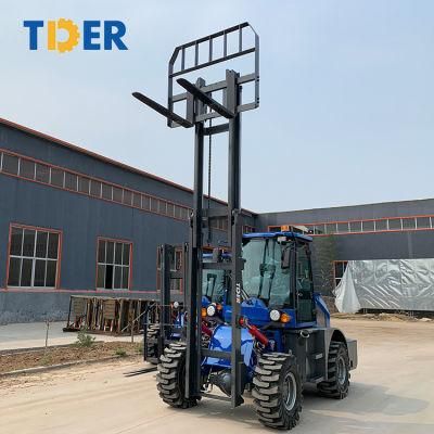 Diesel Engine 5t - 10t All Terrain Forklifts Forklift off Road