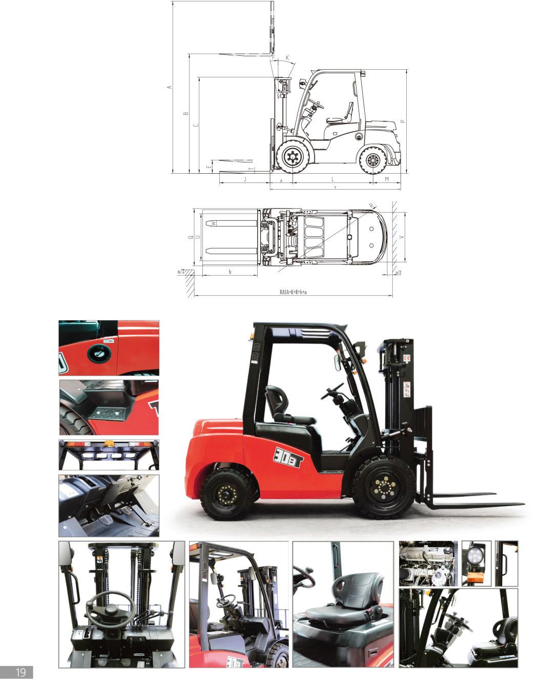 Competitive Diesel/Gasoline/LPG Forklift Truck