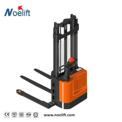 1000kg 1.5ton 3m 3.5m Pallet Jack Electric Straddle Powered Pallet Stacker Forklift