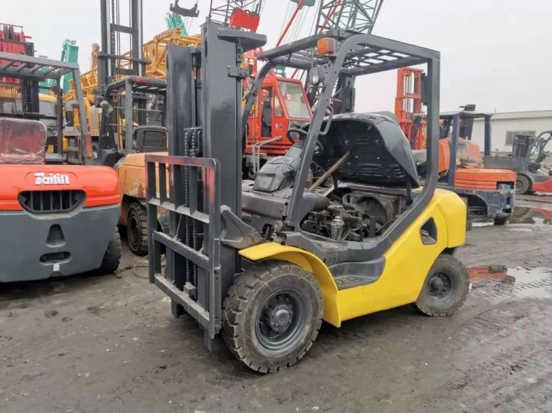 3t Komatsu Fd30t-16used Internal Combustion Counterweight Forklift Japan Original Komatsu Engine 2.5t Fd30-14 Used Forklift