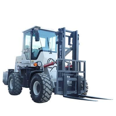 Hydraulic off Road Telescopic 3 Ton Diesel Rough Terrain Forklift