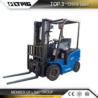 Cold Storage Battery Forklift 1.5 Ton 2 Ton 2.5 Ton 3 Ton Electric Forklift with Lithium Battery 4-Stage Mast 7m Lifting Height