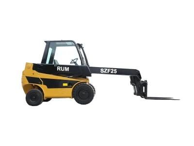 4X2 Wheel Drive Diesel Telescopic Handler Rough Terrain Forklift 3000kg, 3500kg, 4000kg Ce, EPA