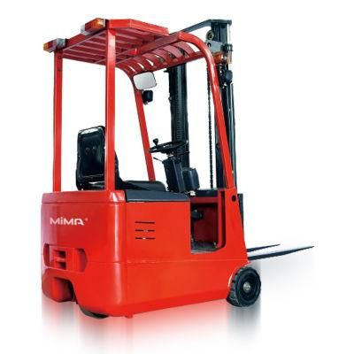 Mima Small 1ton 1.5ton Full Electric 3 Wheel Forklift for Floor Use