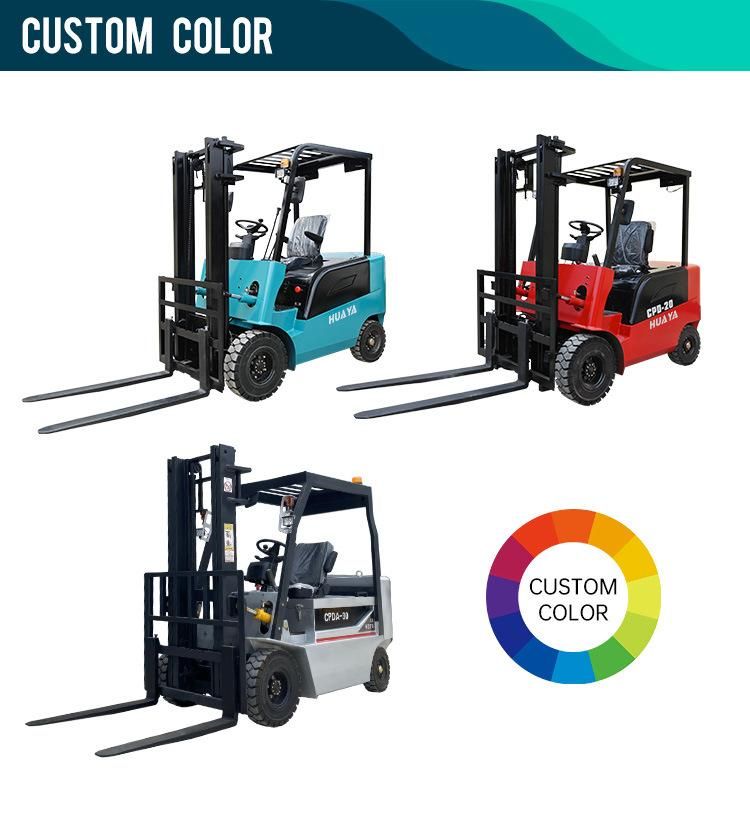 China New Huaya Forklift 3 Ton Forklifts Electric 2000kg Fb20
