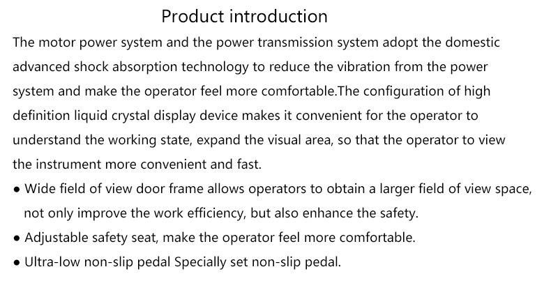 Professional Factory Promotion Four Wheel Countbalance Balance Diesel Forklift Truck