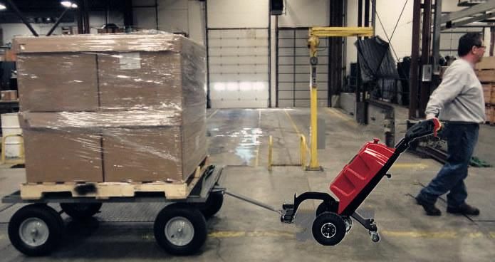 Supermarkets Hot Sale 2200lbs 1ton 1.5ton Mini Electric Tow Tug for Towing Carts