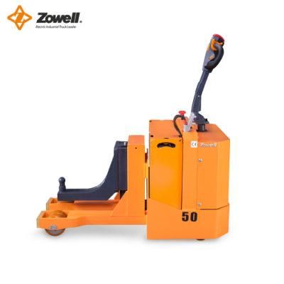 Zowell Xtb50 5 Ton Capacity New Electric Towing Equipment Hook Coupling Head Tugger Glass Textile with Regenerative Braking Curtis Controller