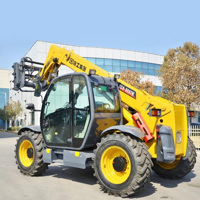 Mini 3 Ton Telehandler Portable Telescopic Handler Forklift with Attachments Xc6-3007K