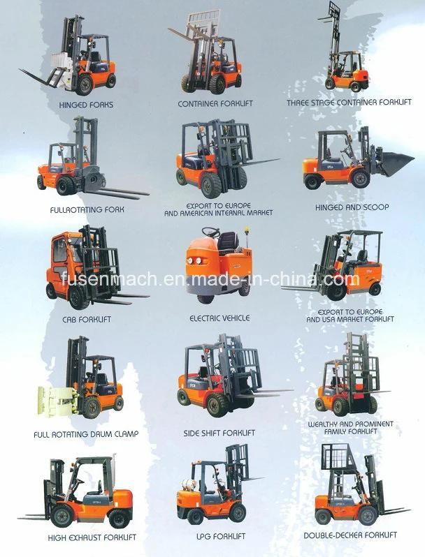 1.5tons, 2tons, 2.5tons, 3tons, 3.5tons Forklift with Petrol/Gasoline Engine