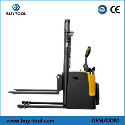 Walking Type Electric Pallet Jack Stacker AC Control Medium Lifting Storage