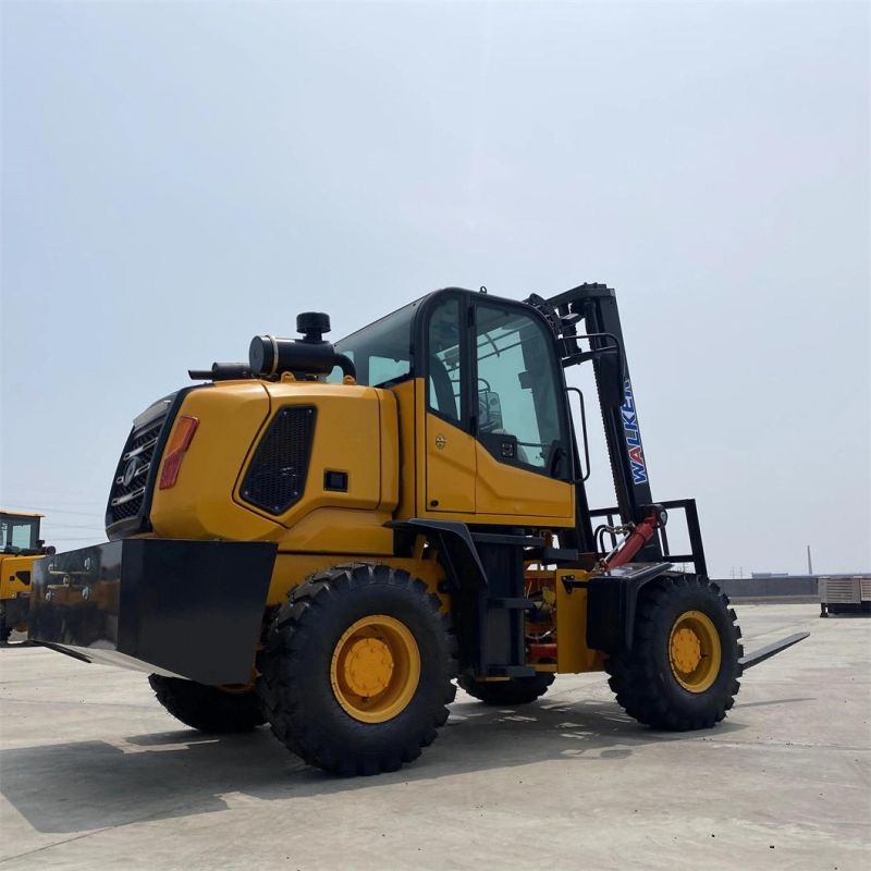 3/4ton Wheeled Forklift Four-Wheel Drive off-Road Forklift Lift Machinery Small Wheel Loader Forklift