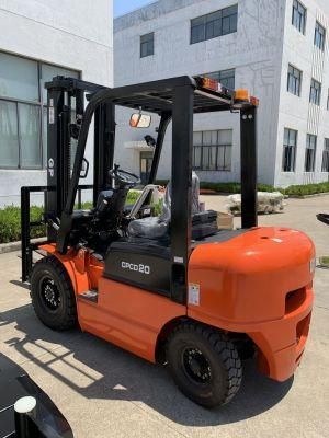 China Forklift 2ton Lift Height 4m 5m 6m Diesel Forklift Truck Chinese Hot Sale Products Gp Brand