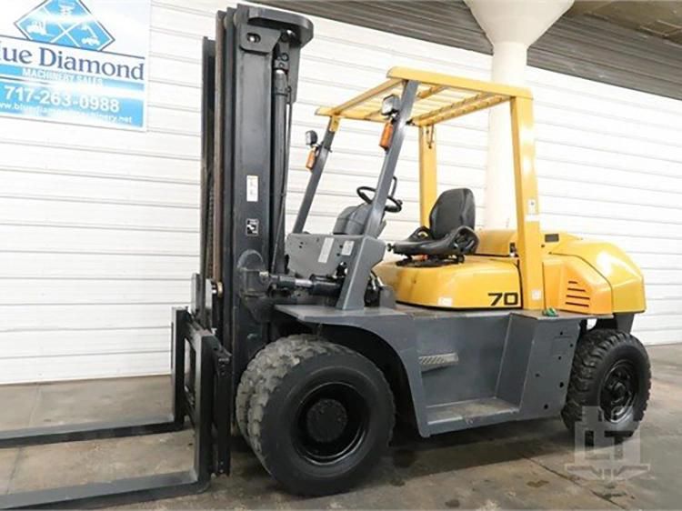 Used Japanese Tcm 7ton Forklift Good Performance Japanese Isuzu Engine Diesel Second Hand Forklift on Sale