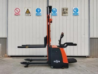 Jiangmen Guangdong 2000 mm Height Pallet Stacker Double Pallets Forklift
