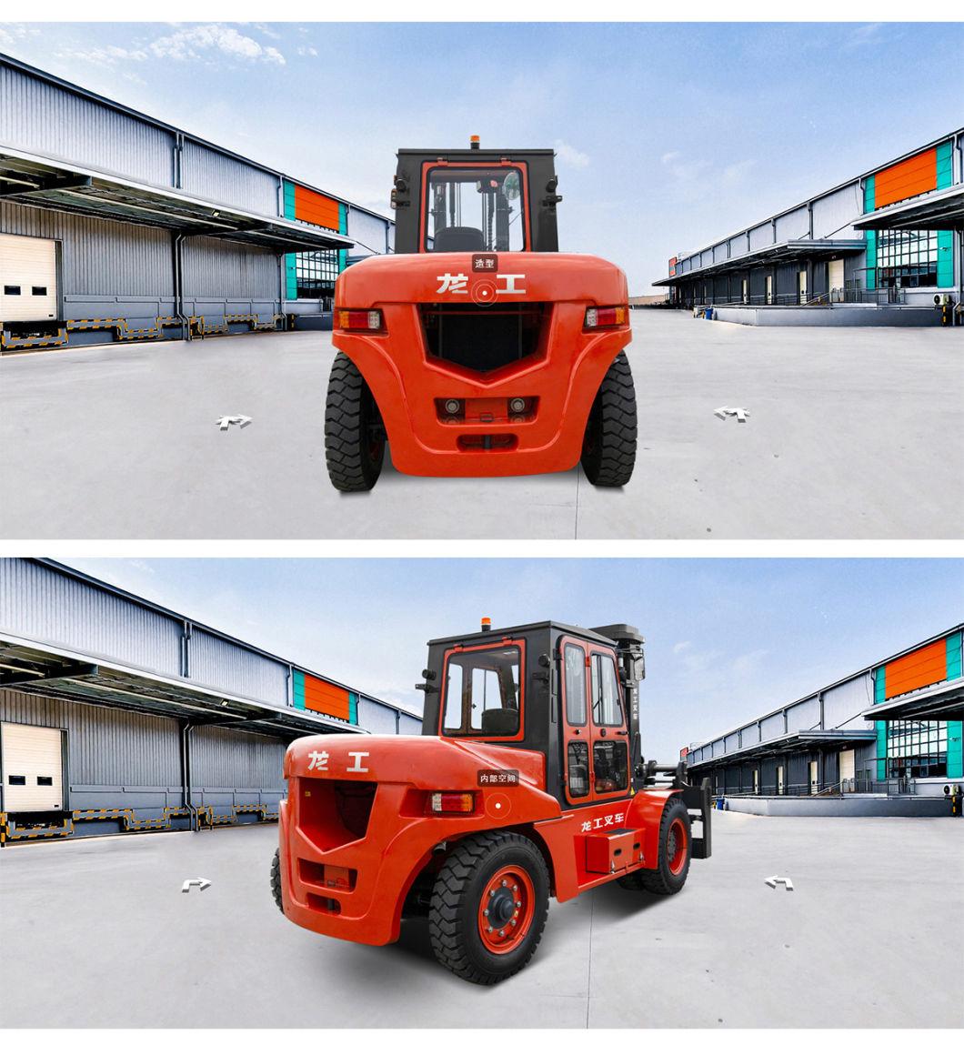 Sitting Driving Style Four Wheel 800kg Diesel Truck Forklift with Counterbalanced Hydraulic