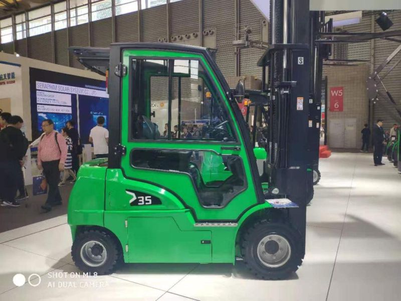 China Fork Lift Equipment 3.5 Ton Electric Forklift with Spare Parts