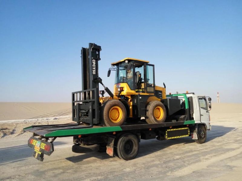 5ton Rough Terrain Forklift with Desert Configuration