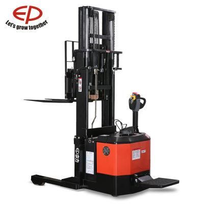 1.2 Ton Scissor Type Electric Reach Stacker for Narrow Aisle