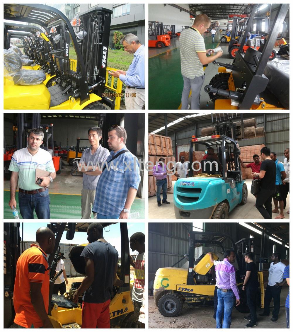 Ltmg Hydraulic 3 Ton Counterbalance Forklift Diesel with Customized Attachment