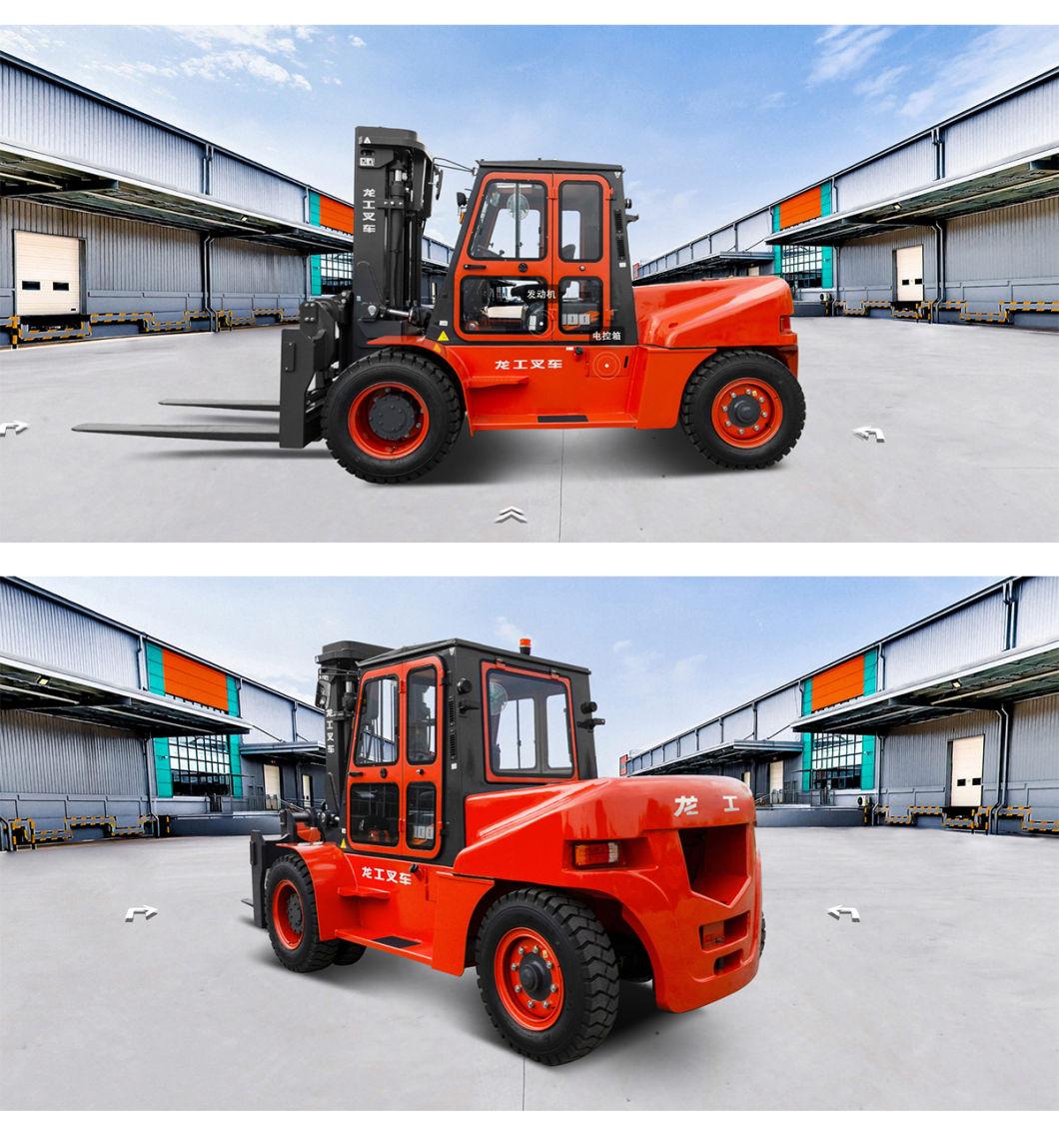 Sitting Driving Style Four Wheel 800kg Diesel Truck Forklift with Counterbalanced Hydraulic