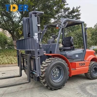 Fast Driving Speed High Ground Clearance 4WD Forklift All Terrain