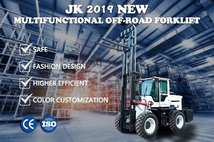 Forklift Manufacturer with Good Reputaion/Four Wheel Drive /Loading and Unloading/3 Ton Rough Terrain Forklift