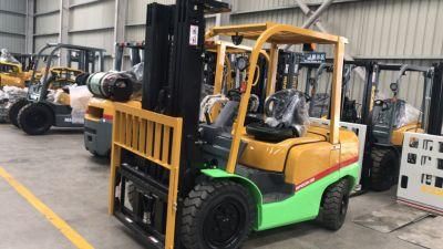 3000kg Hydraulic Transmission Tcm Style Diesel Forklift with Customized Color Design