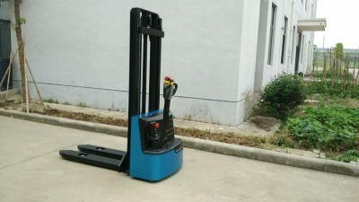 China Gp 1000kg Forklift Truck Electric Stacker (economy) Lifting Height 3500mm Double Stage Mast with Ce