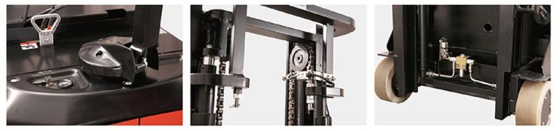 High Quality Electric Stacker 1200 1500 Kg Electric Standing Counterbalanced Stacker Electric Stacker