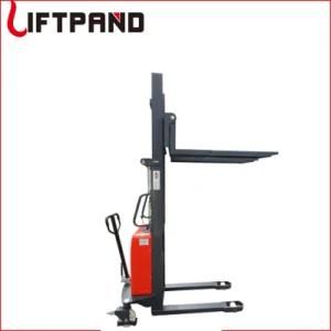 Semi-Electric Straddle Stacker Pallet Truck