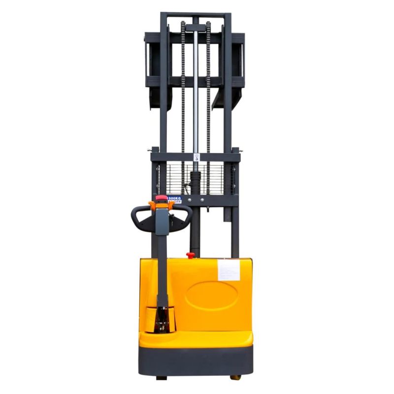 High Quality Electric Pallet Reach Stacker with Battery Operation for Warehouse