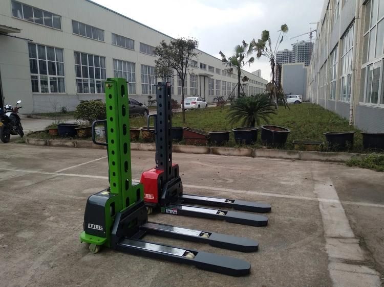 Ltmg Mini 500kg 800kg Self Loading Forklift Electric Stacker for Sale