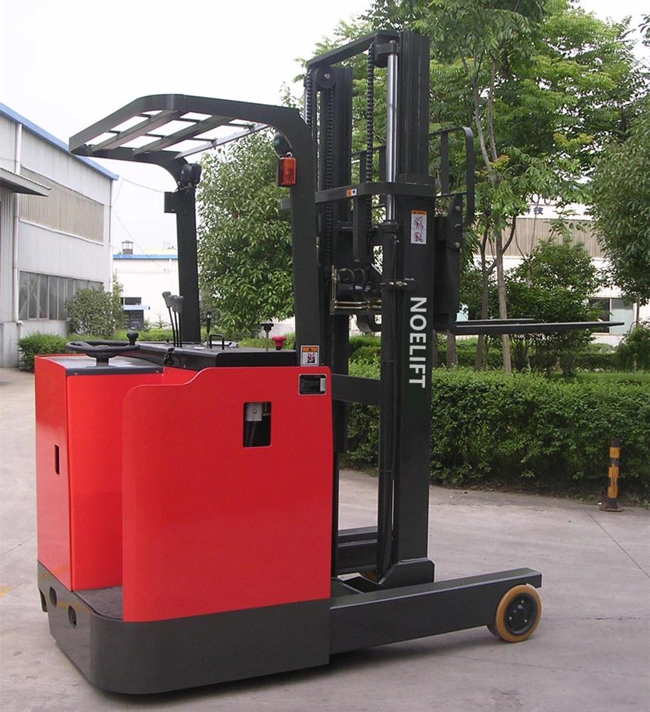Stand-on 2.5ton 3ton Electric Reach Truck with 48V Battery with 3m to 8m Lift Height