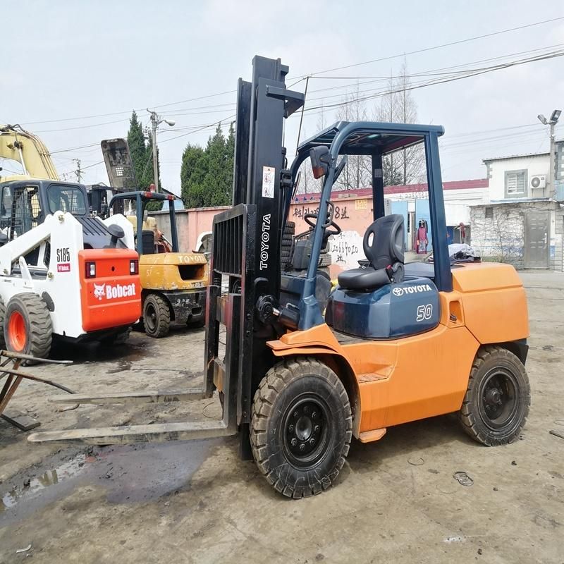 Running Condition Used 5 Tons Toyota Fd50 Diesel Forklift