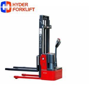 1.5 Tons Capacity Electric Walkie Straddle and Fork-Over Stackers