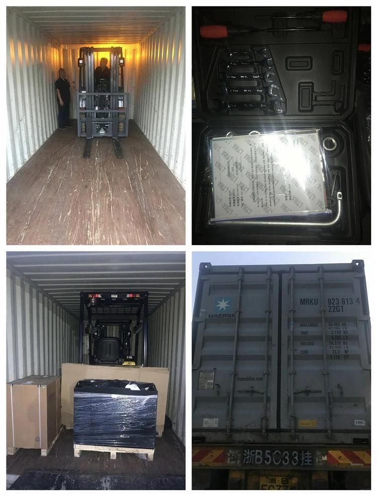 Ltmg 1.5t 2t 3t 5t 4-Wheel Electric Forklift Truck with Explosion-Proof Electric Battery and Curtis Controller