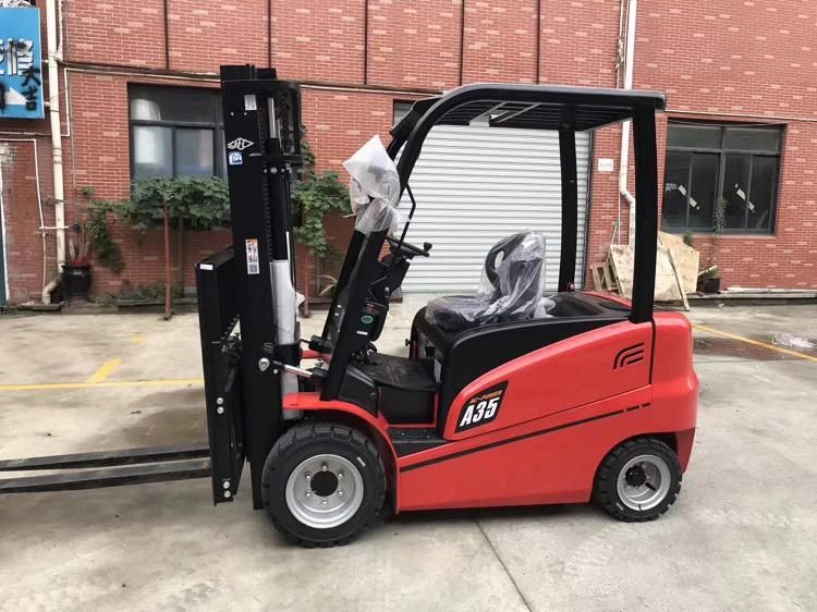 China Fork Lift Equipment 3.5 Ton Electric Forklift with Spare Parts