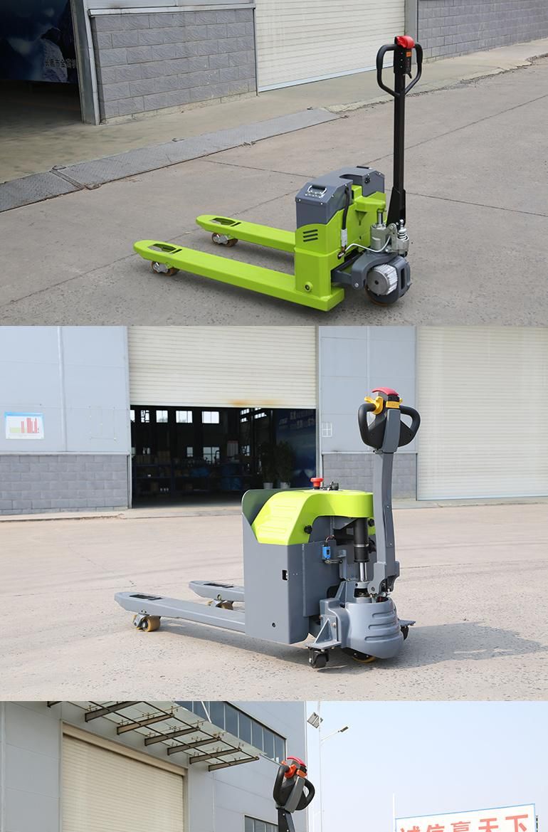 Factory Price Self Loading Lift Full Electric Pallet Truck