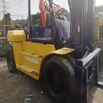 10 Tons Fd100t Used Komatsu Forklift Good Running Condition