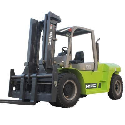 Japan Engine Heavy Duty 10ton Forklift Machine Price Fd100