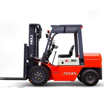 2t 2.5t 3t Side Shift Heli Fork Lift Truck Price with Solid Tires