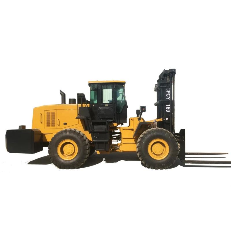 16ton 18ton 20ton 4 Wheel Drive All Terrain Forklift High Capacity 4WD Fork Lift Trucks and Lifting Equipment