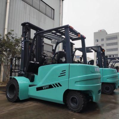 Vift Brand Electric Forklift 4.5 5.0 Ton Forklift Truck with Side Shift Fork Position-Er