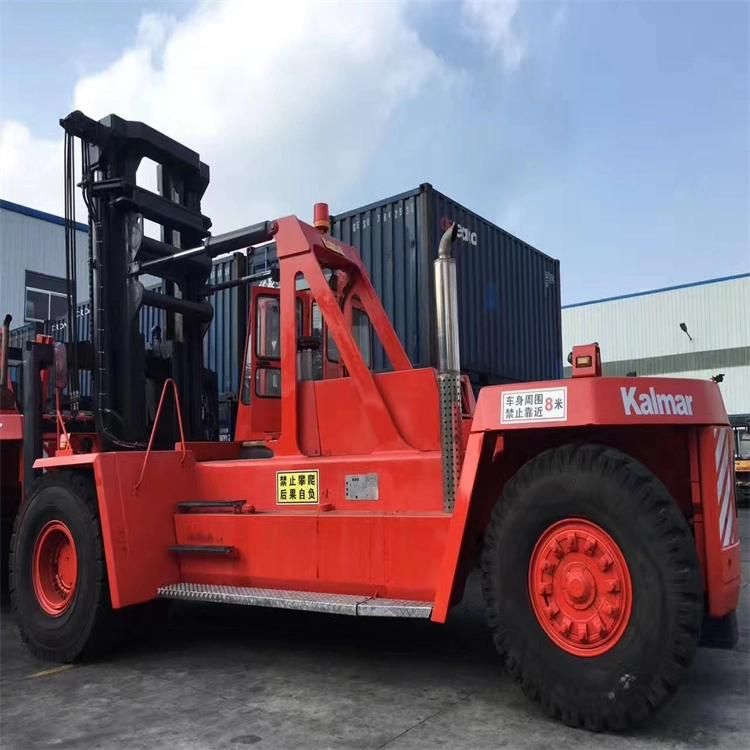 Second Hand Kalmar Forklift Truck Heavy Lift Truck Diesel Forklift Truck Can Move Sideways