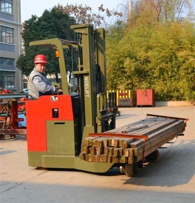 Handling Long Steel Pipes 2.5ton Electric Sideloader Forklift