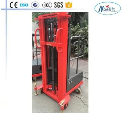 Walkie Type Semi Electric Stacker Order Picker 300kg