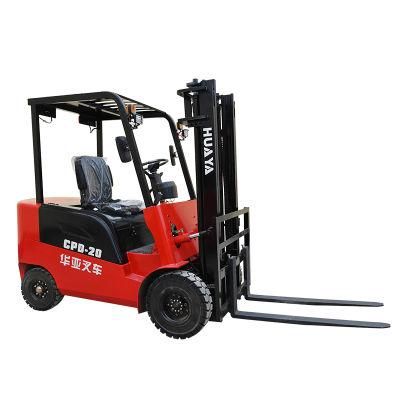 2500kg Huaya China with Attachment 2.5 Ton Electric Forklift Truck
