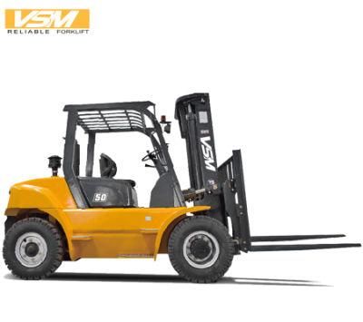 Vsm Fd50 5ton Forklift with Isuzu Engine