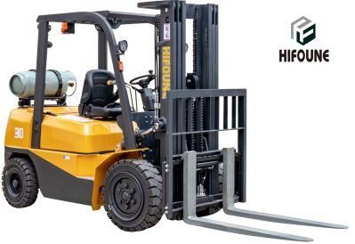 Hot Sale 2 to 4 Ton Unitcm Nissan Engine Gas Lp Gasolina Dual Montacarga Forklift